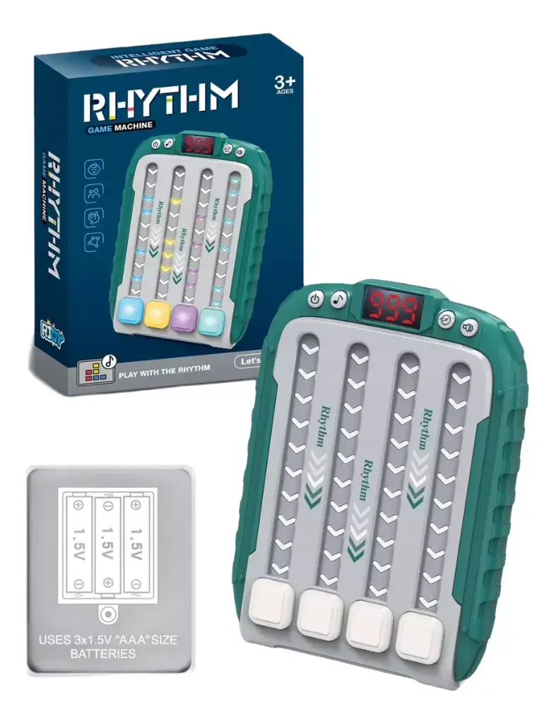 Juego Ritmo Musical Maquina Baile Consola Portátil Luces
