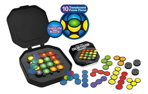Juego Mesa Iq Color Fusion Desarrolla Inteligencia Puzzle